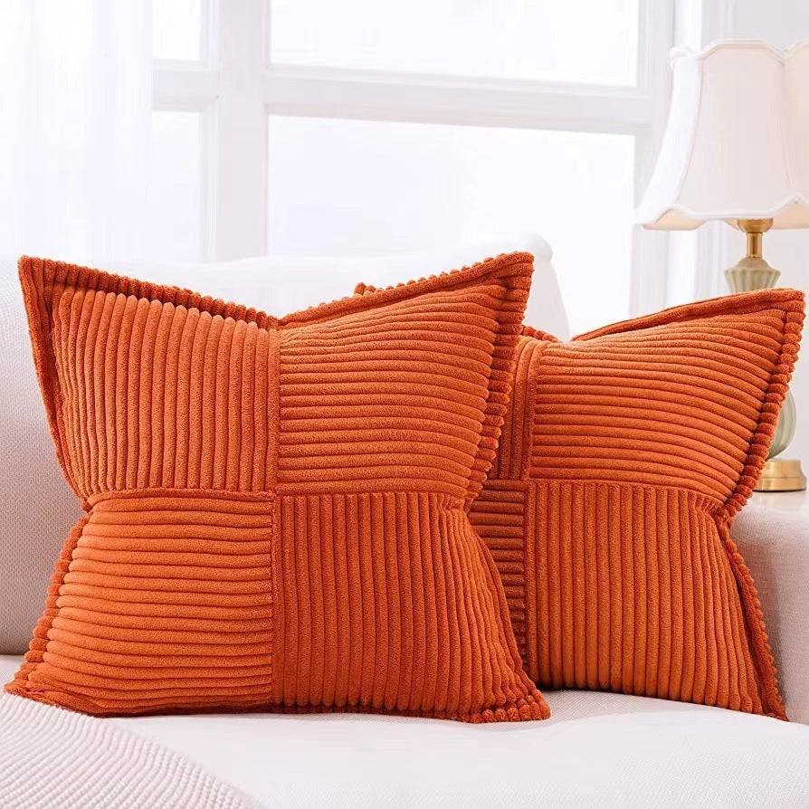 Nordic Corduroy Flying Pillow Simple Cushion Cover