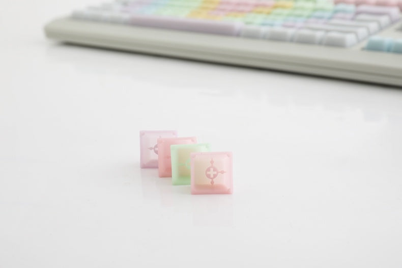 Jelly Rainbow Keycap 104 Mechanical Keyboard