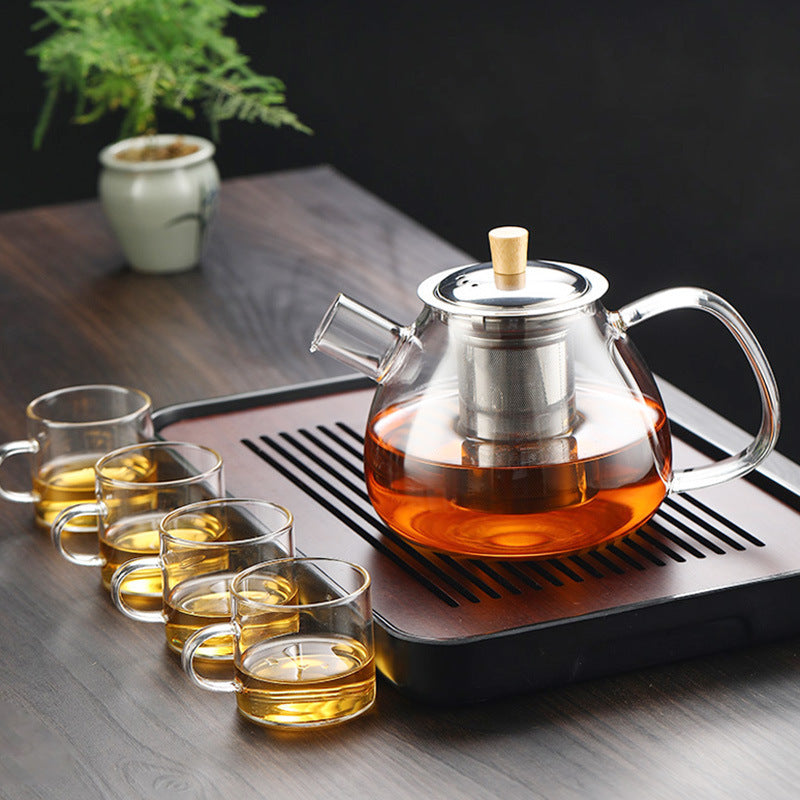 Large Teapot Heating High Temperature Resistance Tea Water Separation