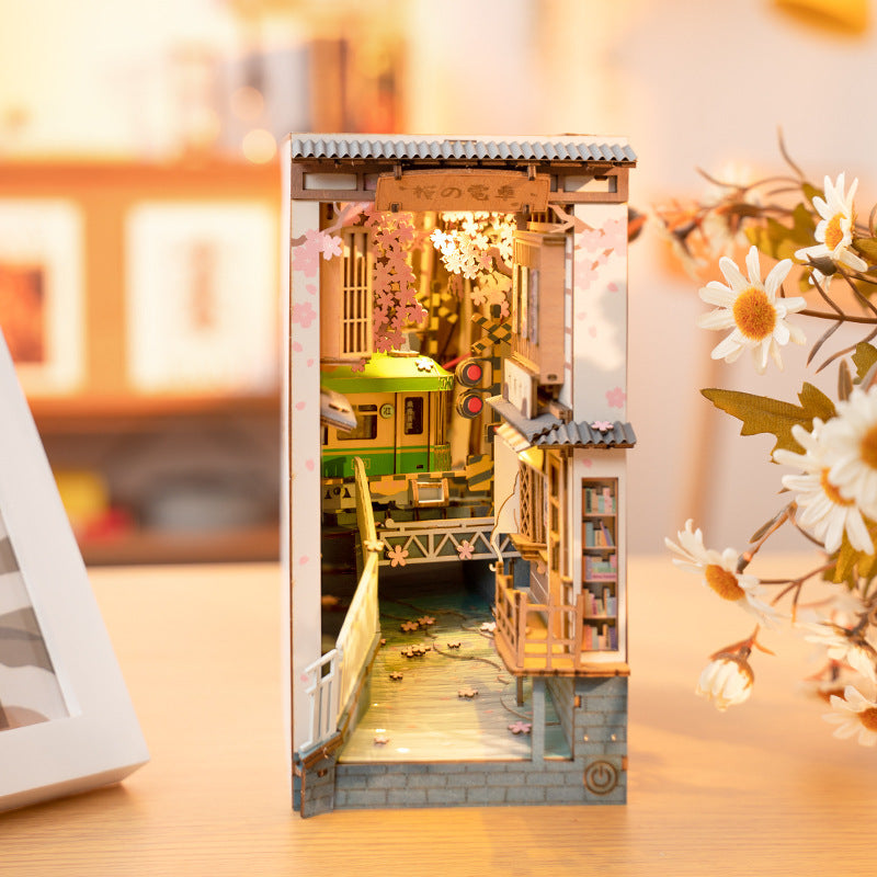 Handmade DIY Bookstand Assembled Miniature Model Ideas
