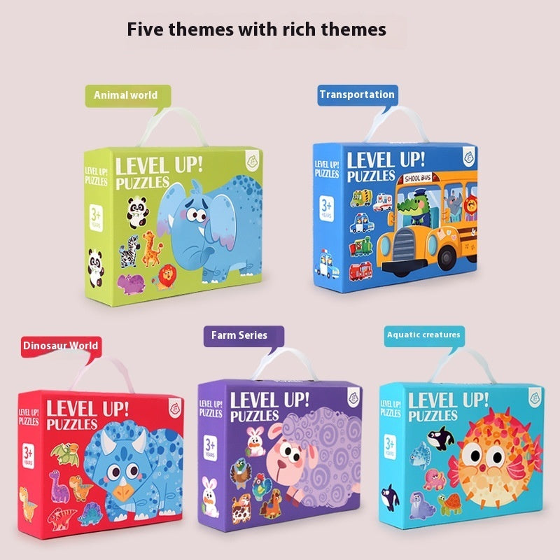 Portable Gift Box Puzzle Children Education Baby Boys And Girls Toys Puzzle Gift Box