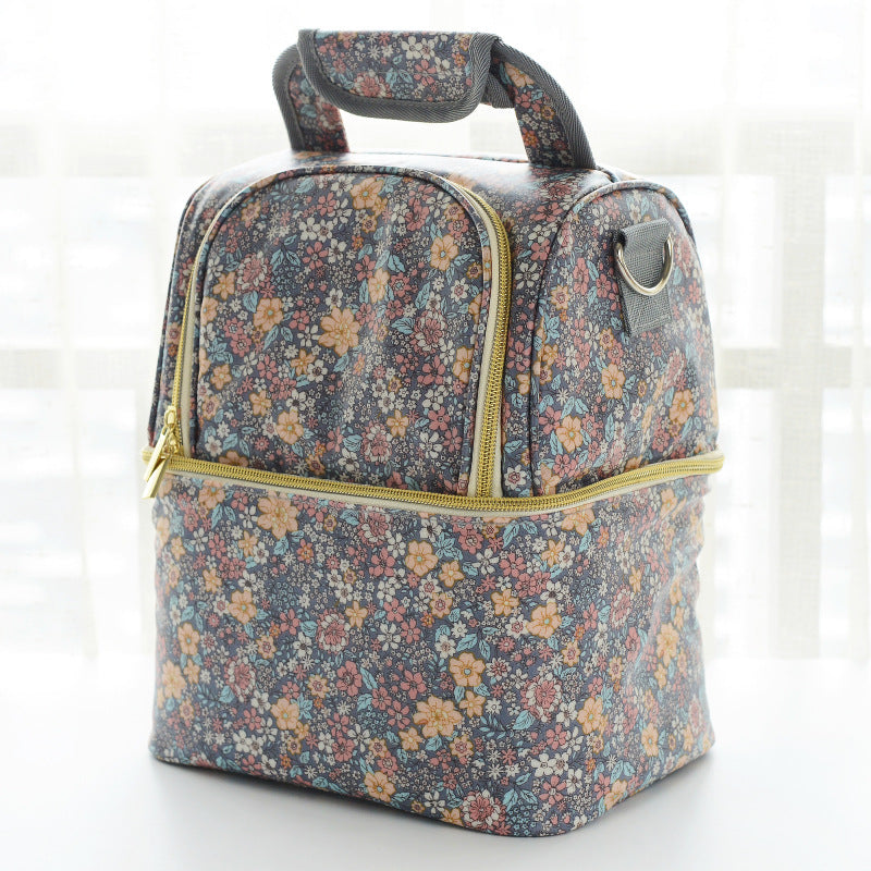 Sac à Langer Sac Isotherme Biberon Sac Rangement Maman pour Affaires de Bébé Accessoires Poussette