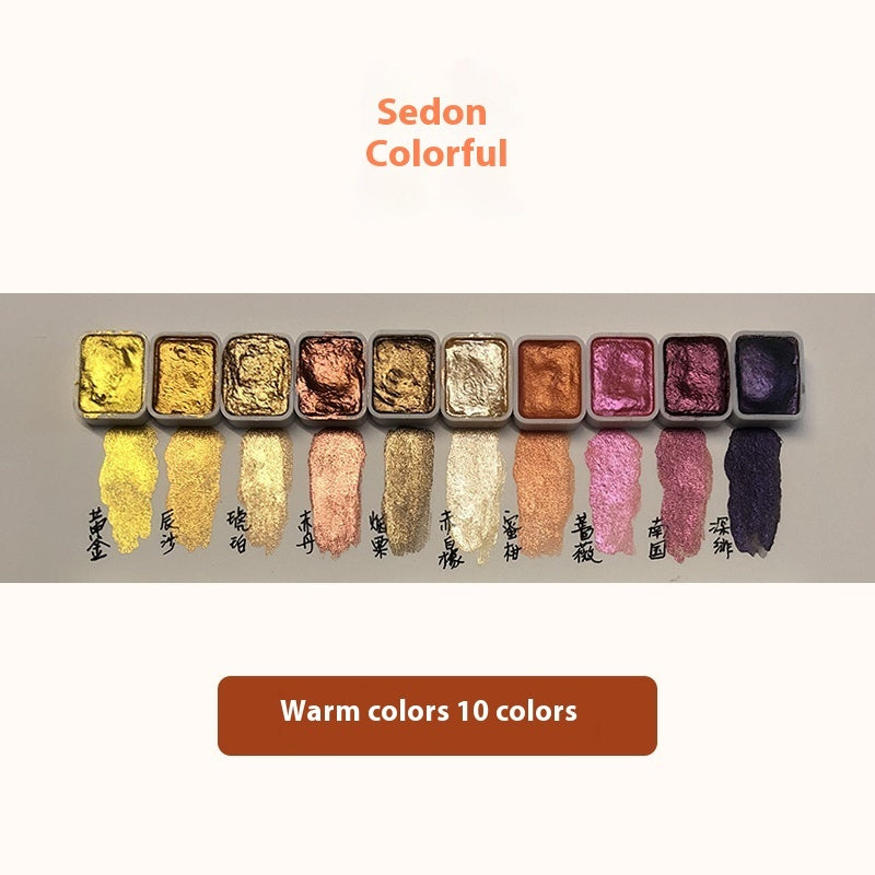 Pearlescent Paint Art Raw Solid Watercolor