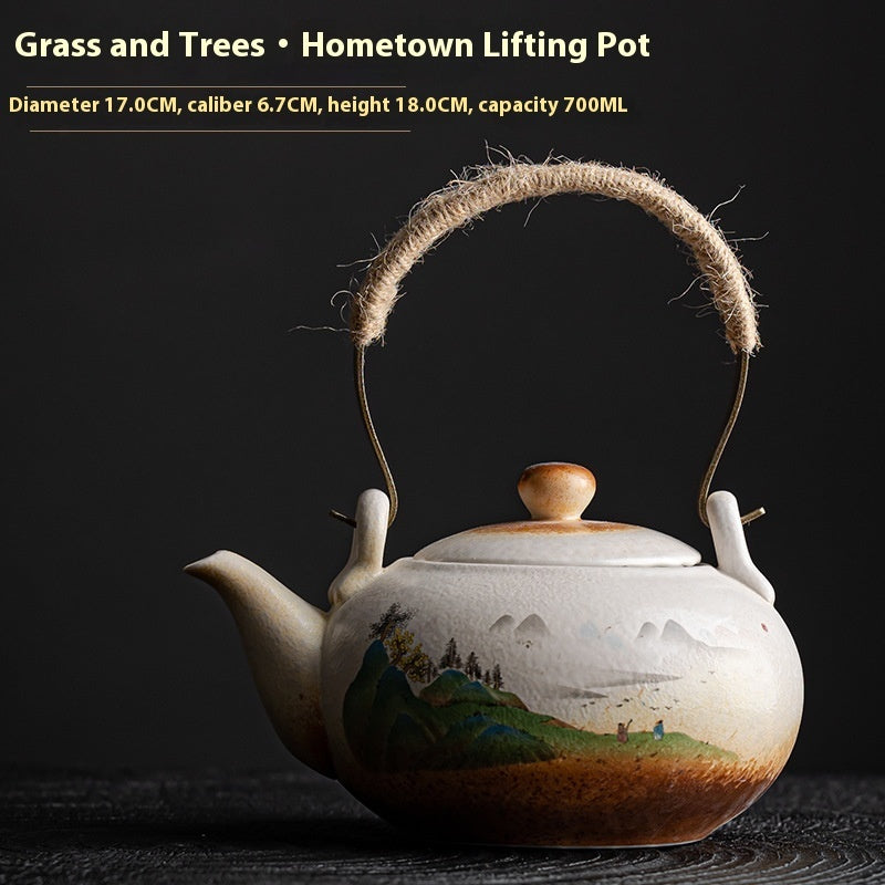 Creative Household Ceramic Large Teapot Tea Set