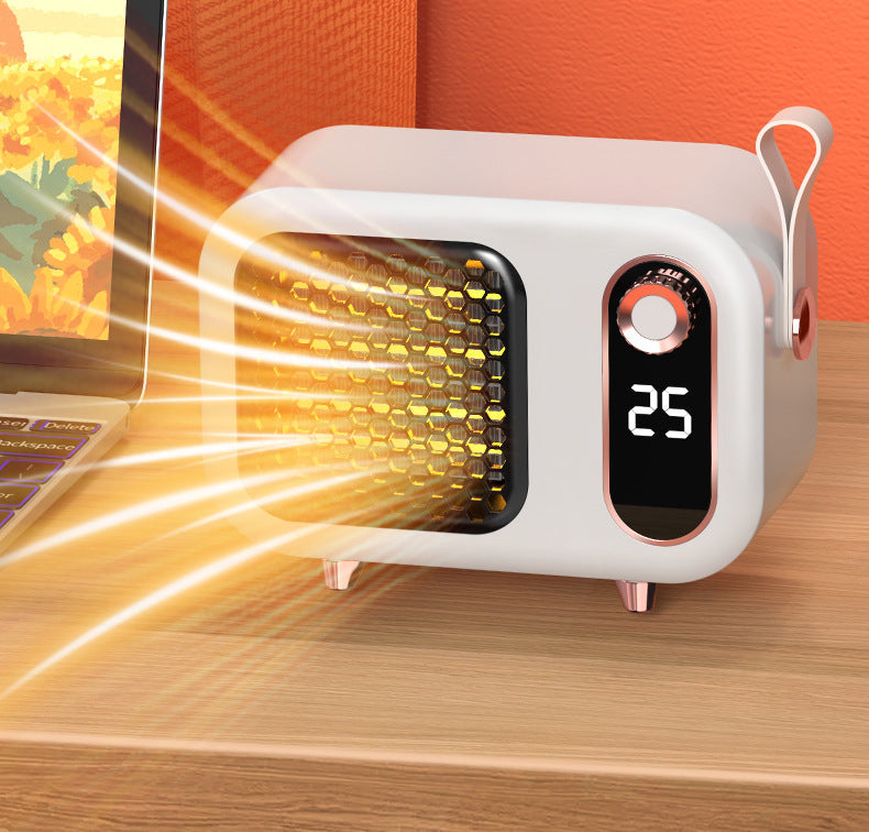 Mini ventilateur chauffant portable
