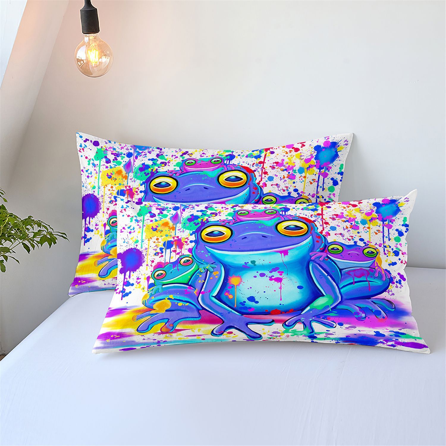 Cartoon Children's Animal Frog Salamander Three-piece Set