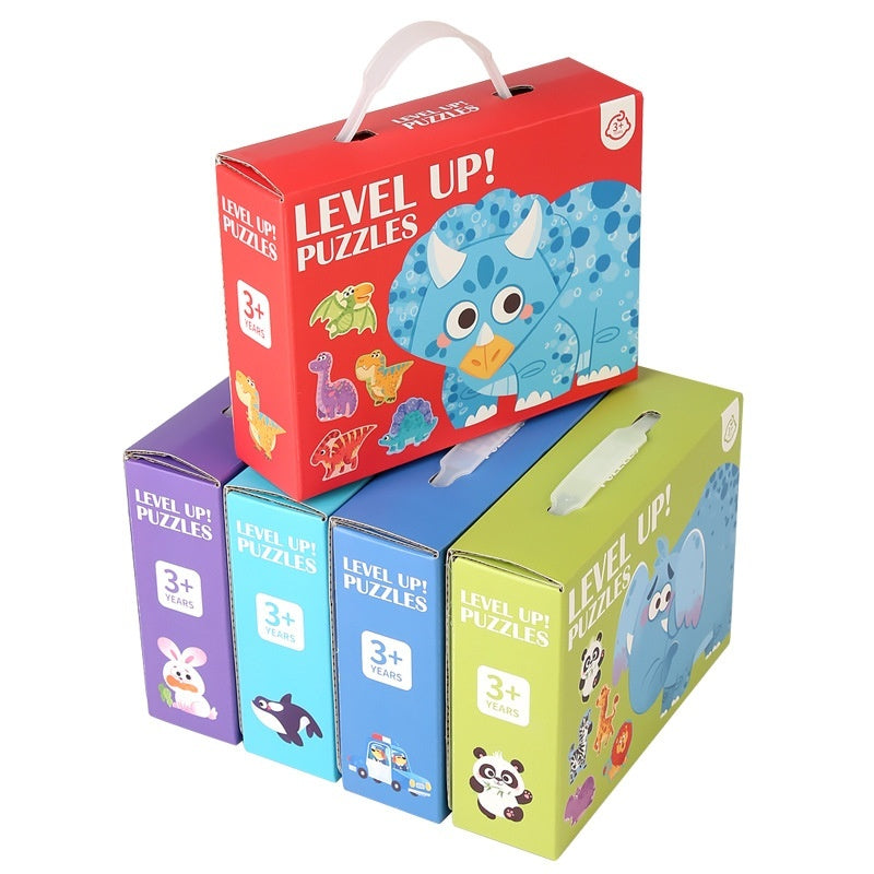 Portable Gift Box Puzzle Children Education Baby Boys And Girls Toys Puzzle Gift Box