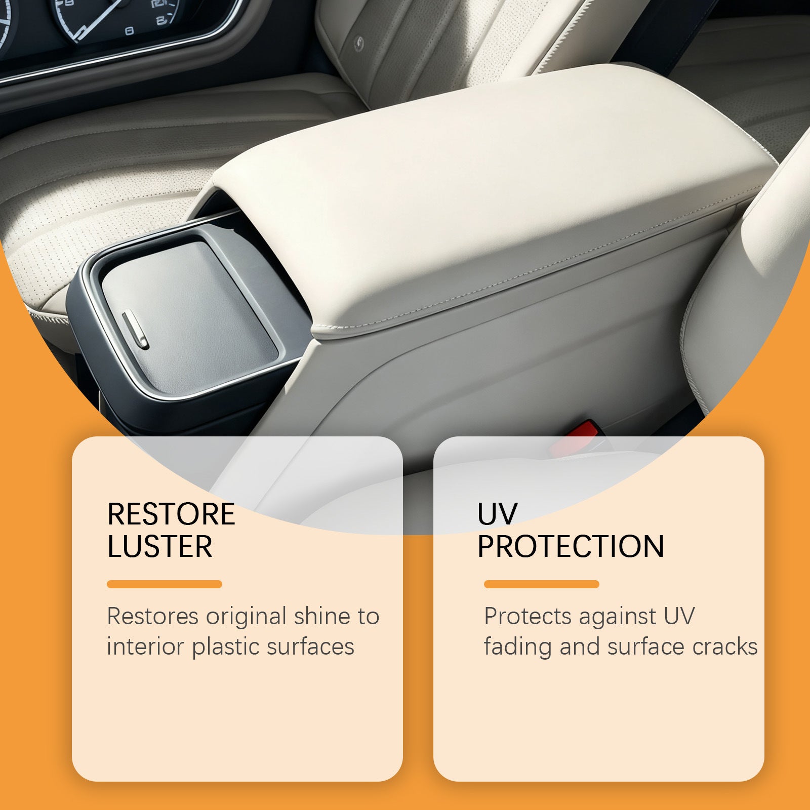 Car Interior Care And Refurbishment Cream For Cleaning And Removing Stains