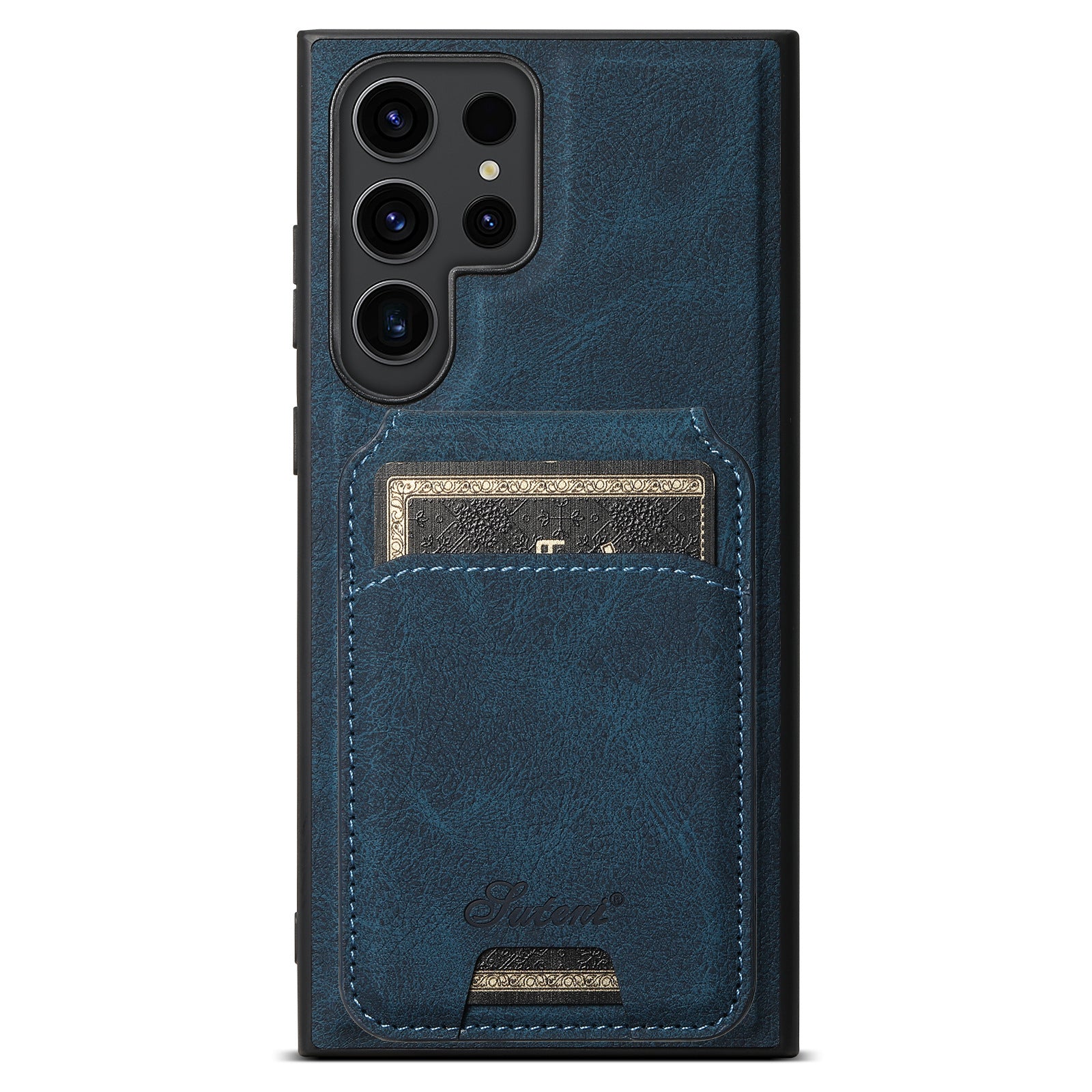 Two-in-one Mobile Phone Leather Phone Case Magnetic Card Holder