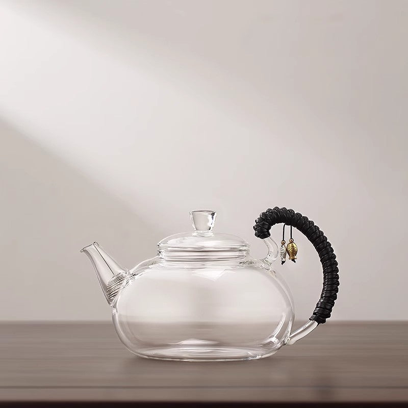 Heat-resistant Glass Kettle Teapot