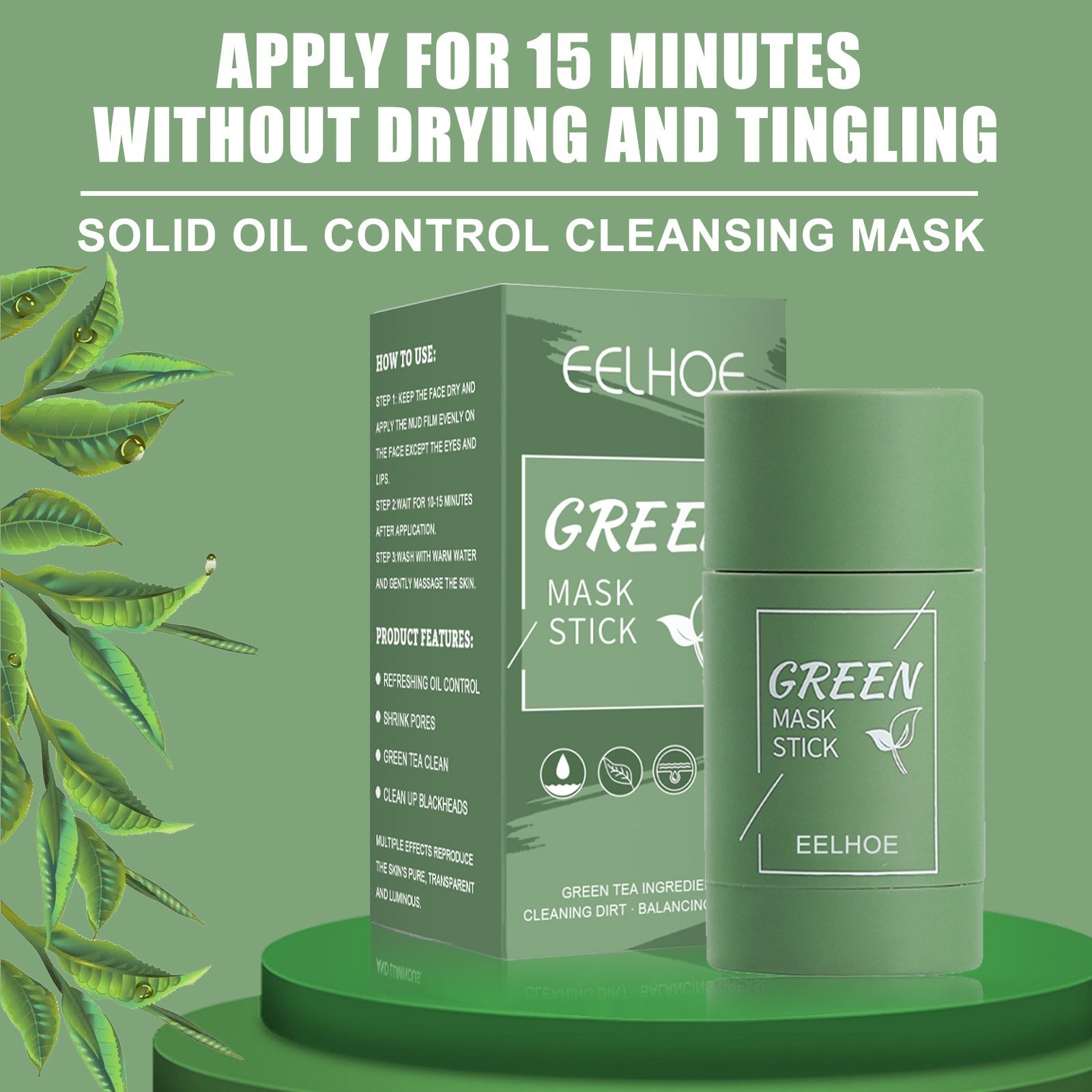 Deep Cleaning And Moisturizing Facial Mask Stick Shrinks Pores
