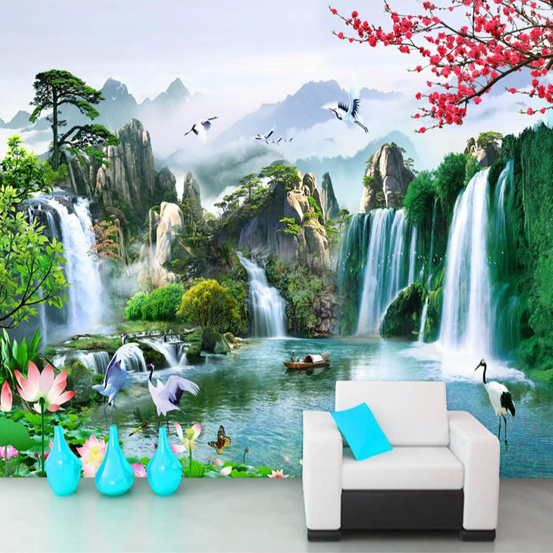 3d Three-dimensional Large Wallpaper Mural Living Room TV Background Wall