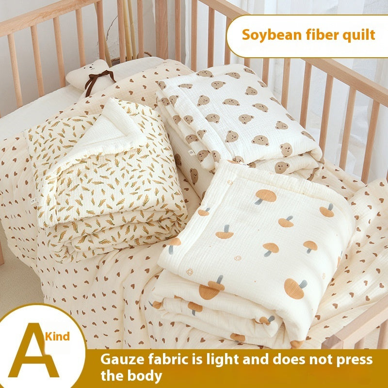 Class A Baby Soybean Fiber Gauze Quilted Comforter