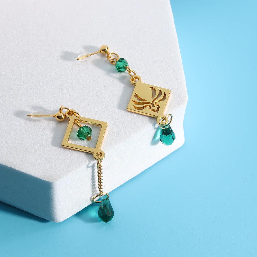 Fashion Plated Metal Earrings Are Unisex