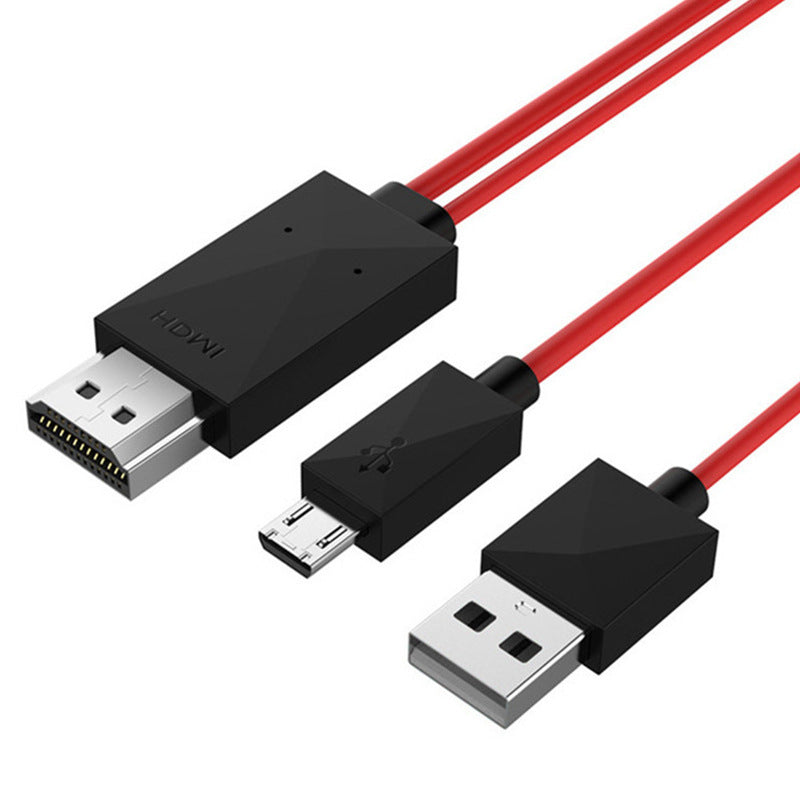 Mobile Phone To HDMI TV With Screen Cable Micro Usb Android Phone Adapter Plug And Play
