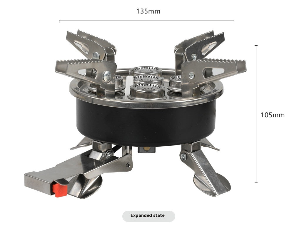 Outdoor Picnic Portable Foldable Camping Stainless Steel Split Stove