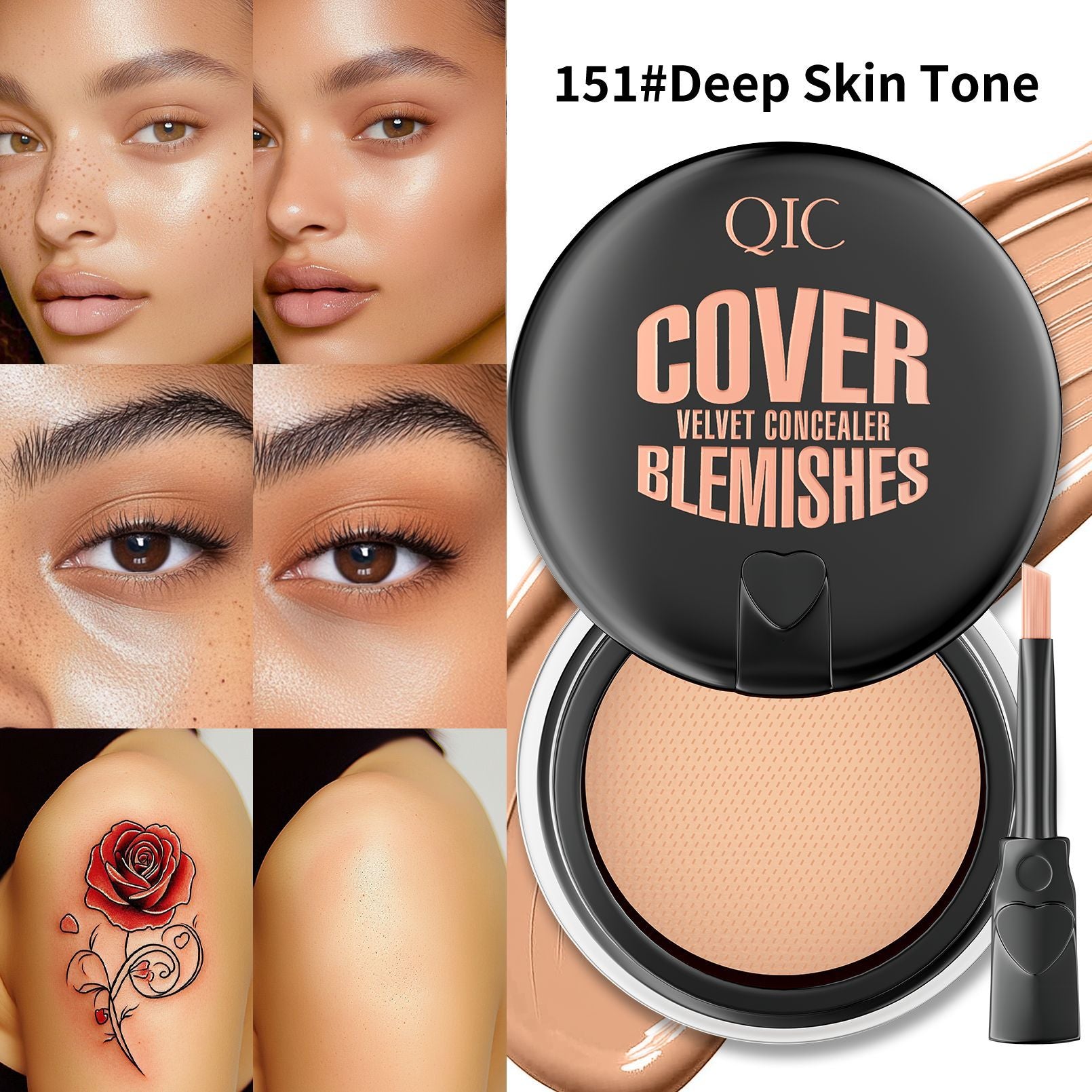 Air Cushion Tattoo Concealer Three-color Waterproof Beauty Makeup