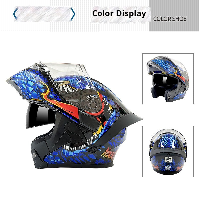 Personalized Big Tail Knight Safety Four Seasons Universal Helmet
