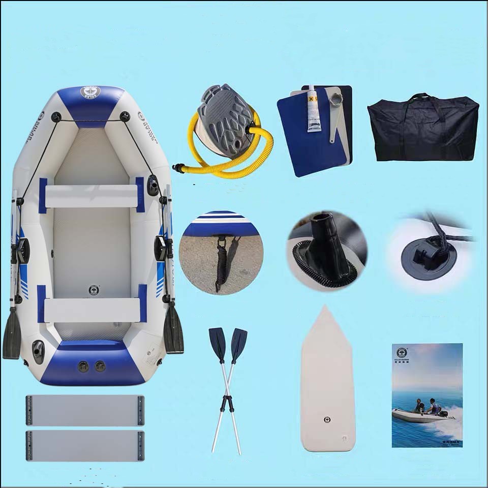 Rubber Boat Thickened Hard Bottom Wear-resistant Multi-person Air Cushion Folding