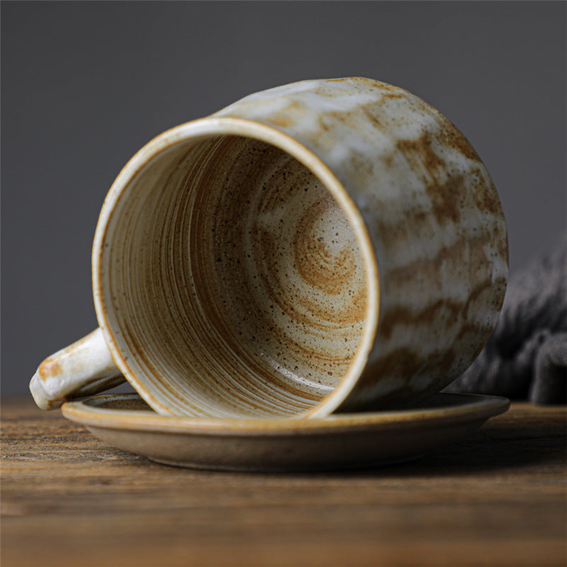 Japanese Style Ceramic Retro Breakfast Cup Stoneware Coffee Cup