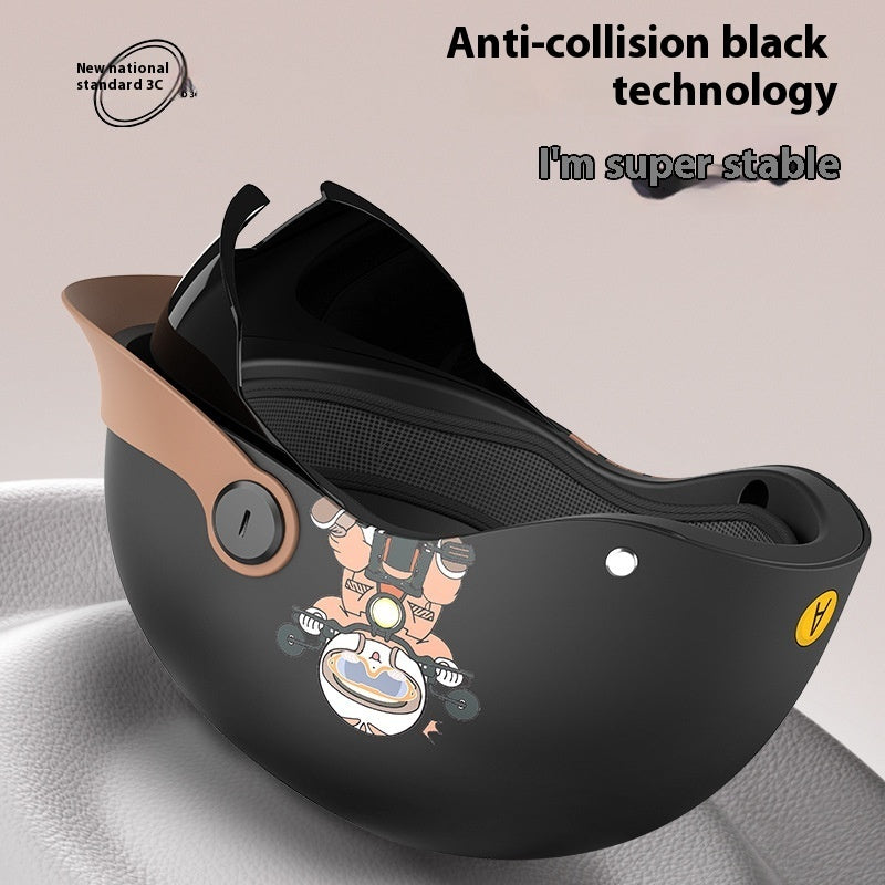 Electric Bicycle Helmet Men's And Women's Summer Sun Protection Lightweight