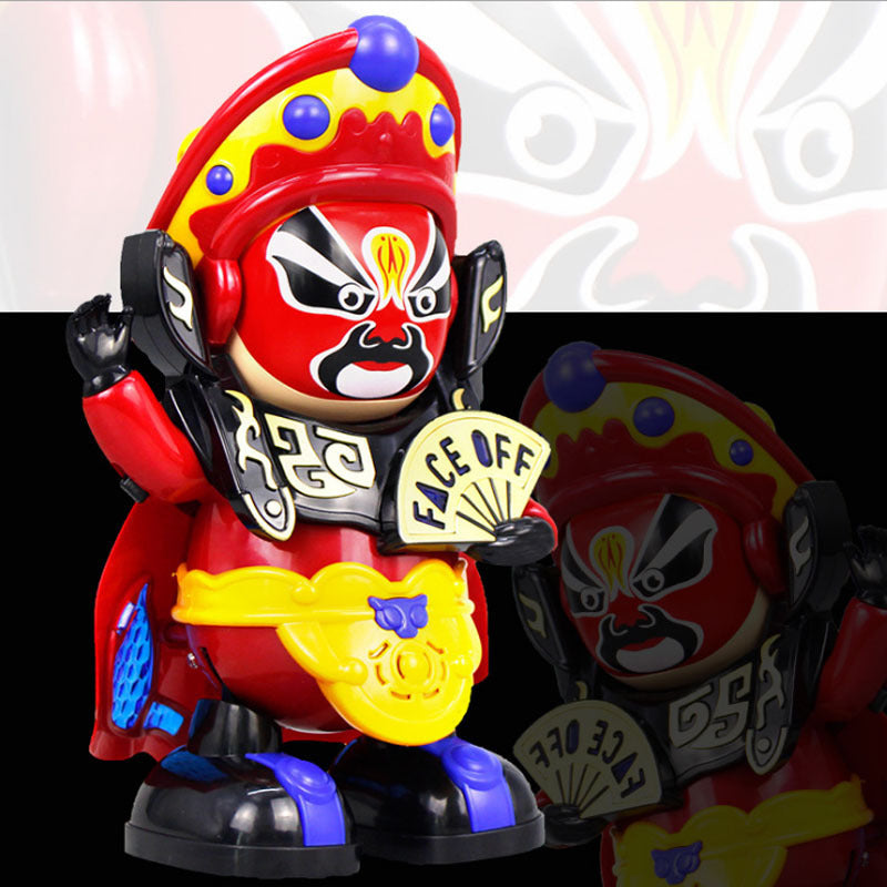 Electric Sichuan Opera Automatic Face-change Dancing Robot Toys