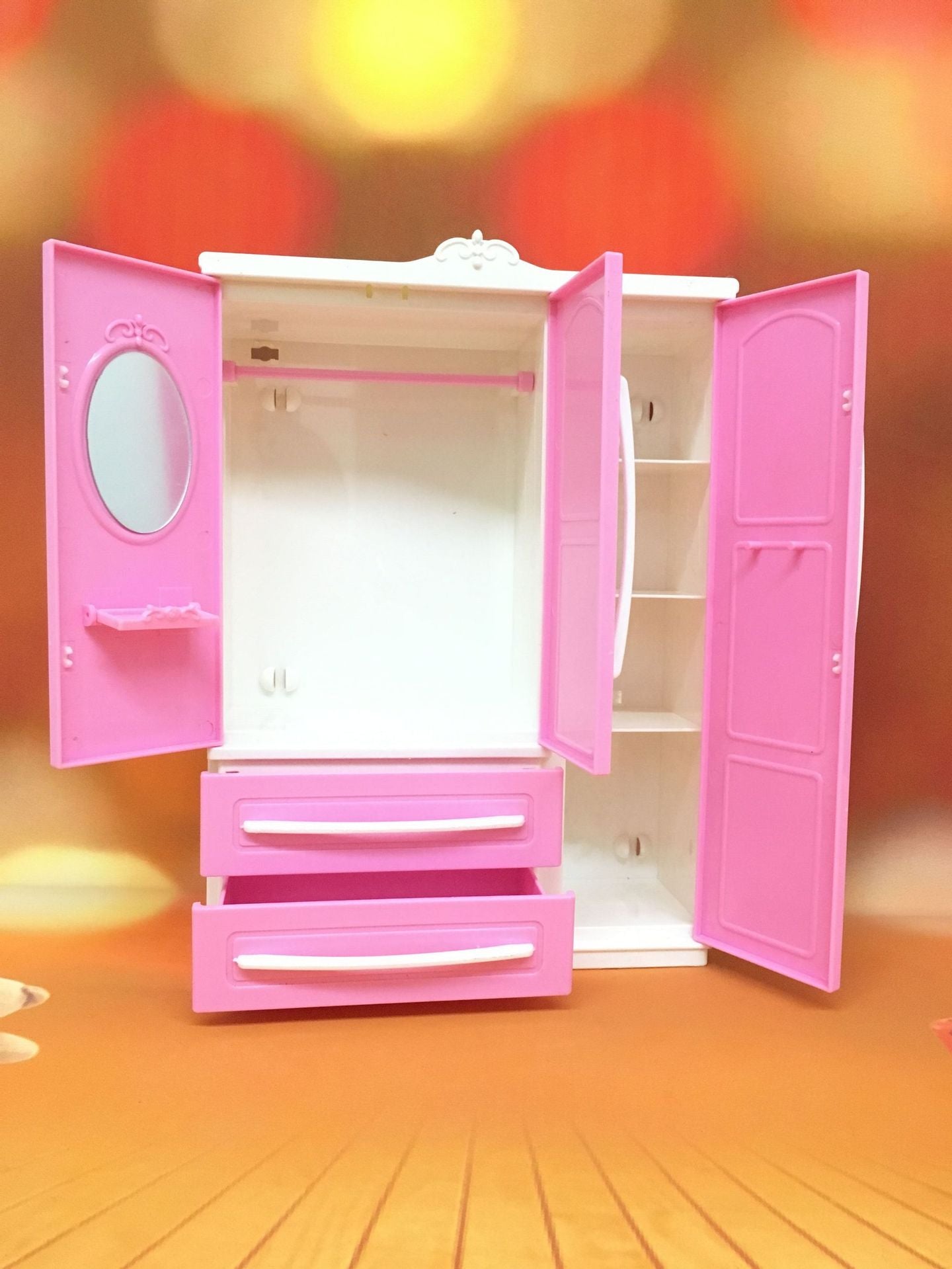 ABS Material Wardrobe, Doll Play House Wardrobe,  Doll Wardrobe,