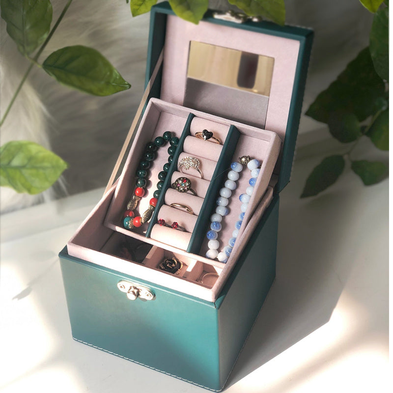 Vintage Jewelry Drawer Bracelet Necklace Storage Box