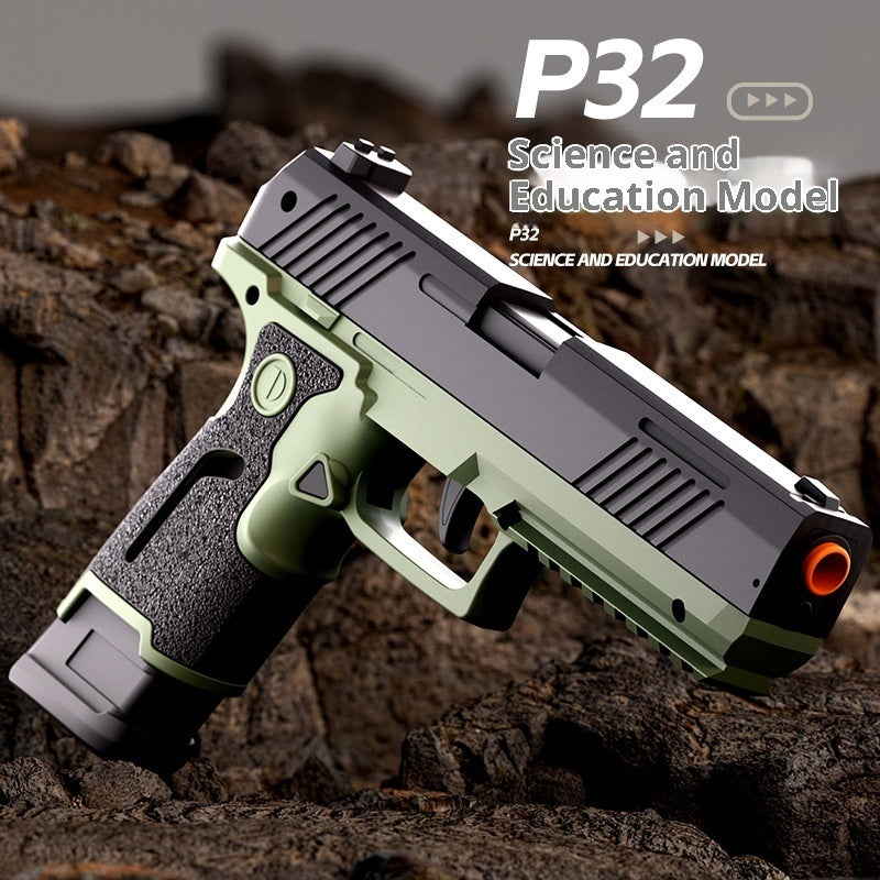 Hot Sale Toy Gun Throw Shell Soft Elastic Model Boy