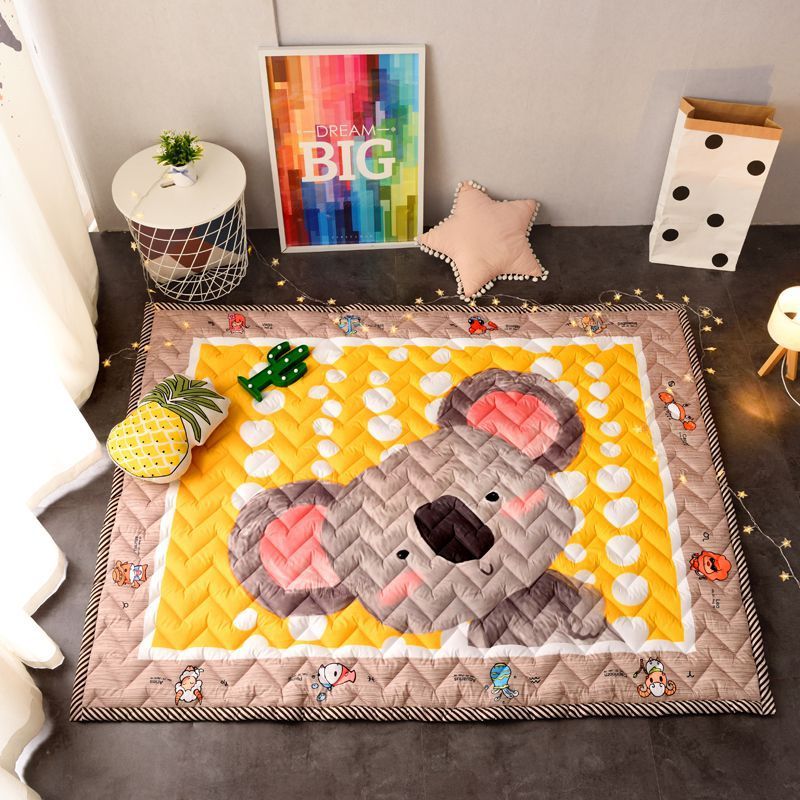 Cartoon Cotton Thickened Children's Play Mat Folding