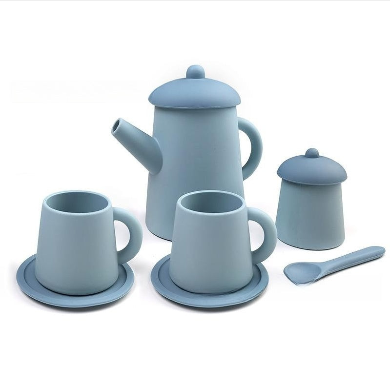 New Children's Simulation Tea Set Play House Toys Edible Silicon