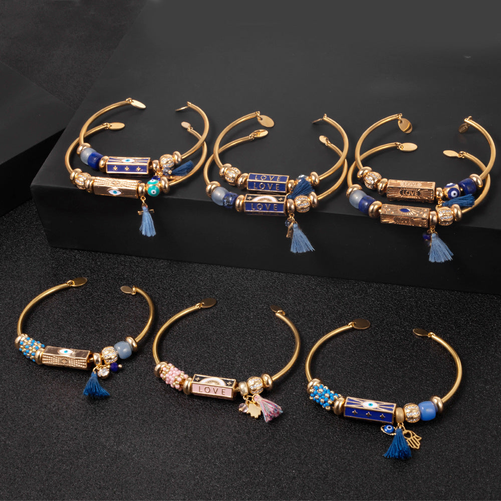 European And American Fashion Popular Style Couple Bracelet