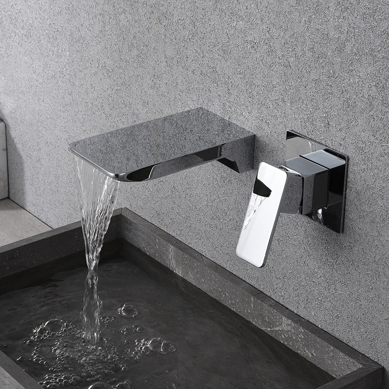 Embedded Inter-platform Basin Copper Faucet