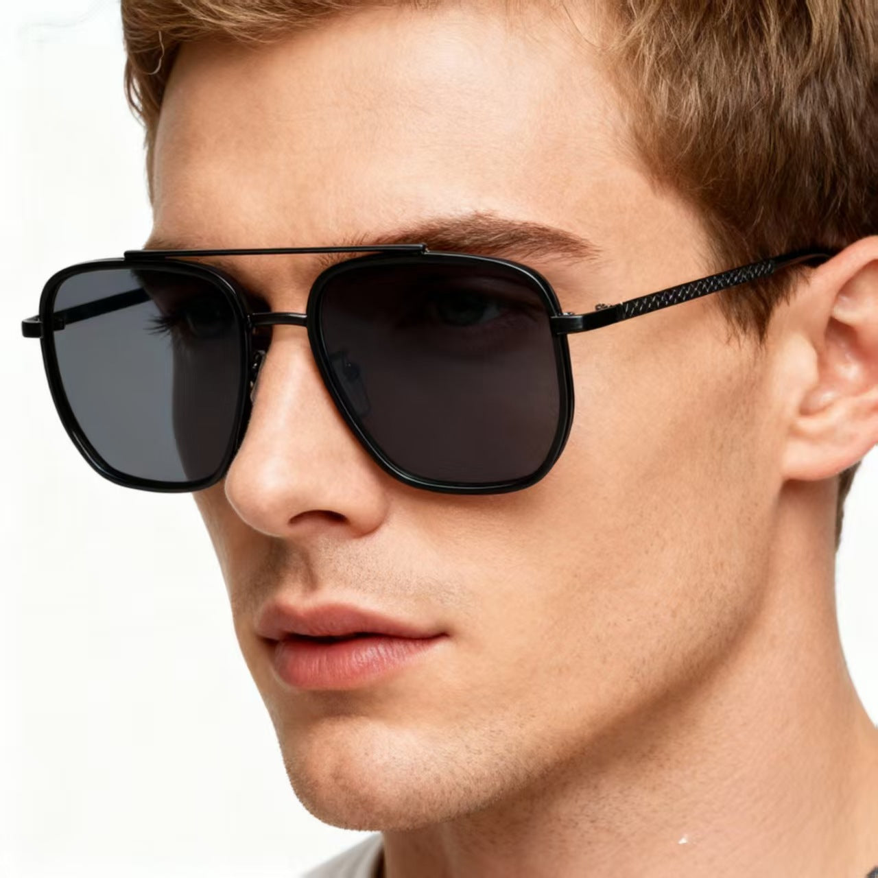 Men's Driving Sunglasses European And American Style Square Frame