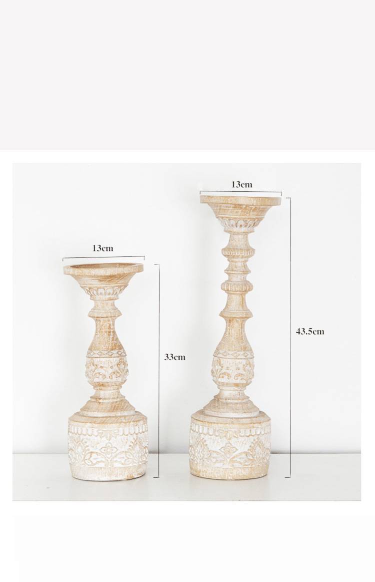 Retro Moroccan Light Luxury Homestay Resin Candle Holder