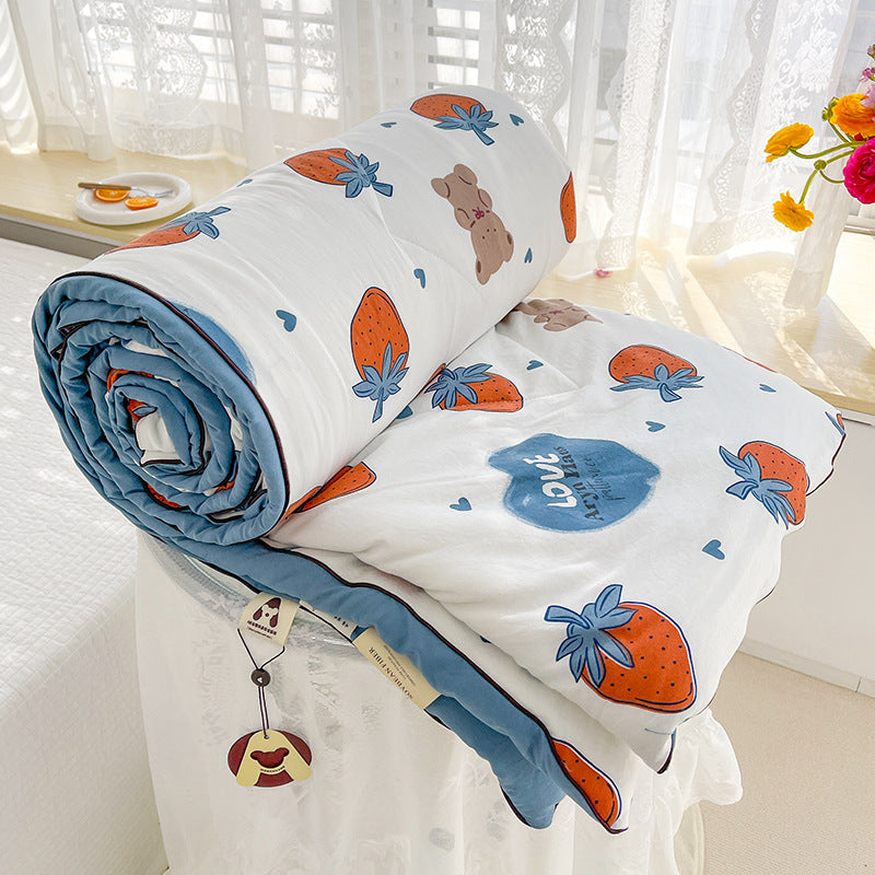 Class A Double-layer Yarn Soybean Quilt Four Seasons