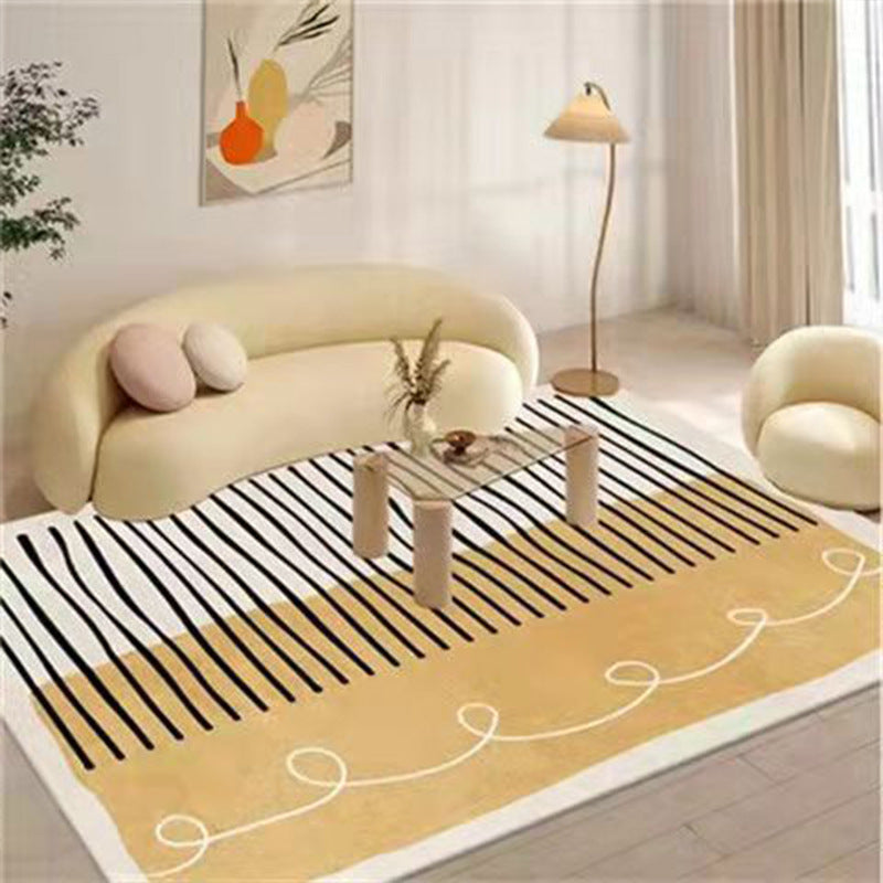 Nordic Square Cashmere Carpet Living Room Study Abstract
