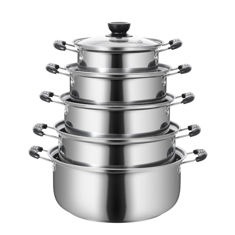Stainless Steel Thickened Household Dual-sided Stockpot