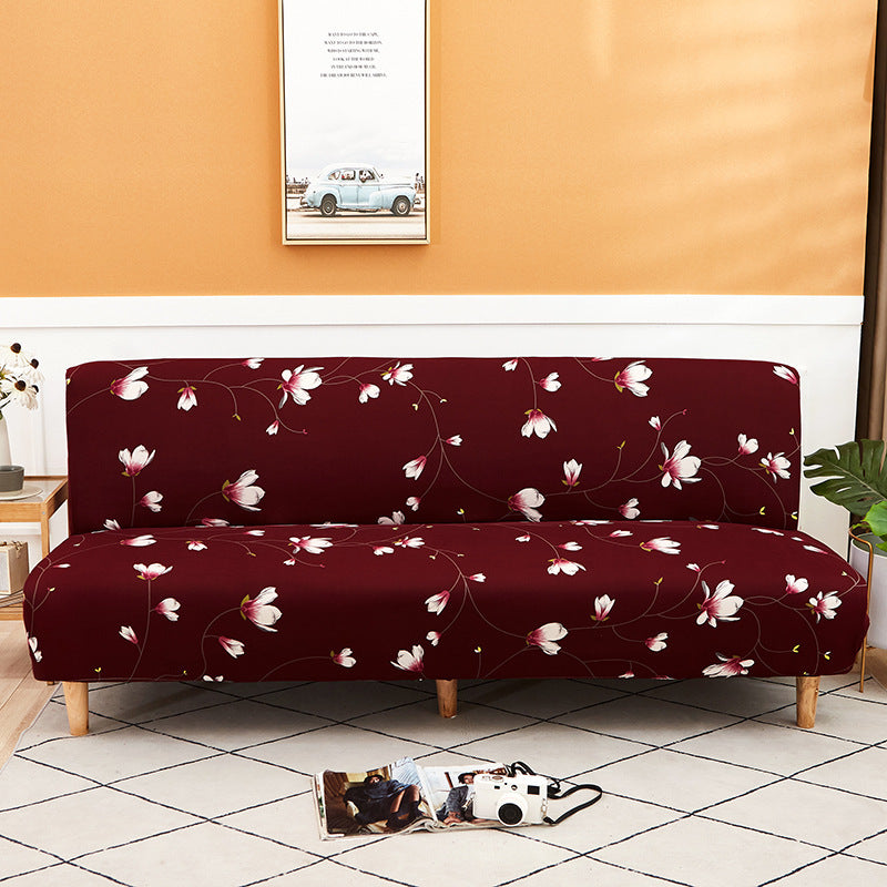All-Inclusive Stretch Fabric Armless Sofa Towel Sofa Cover