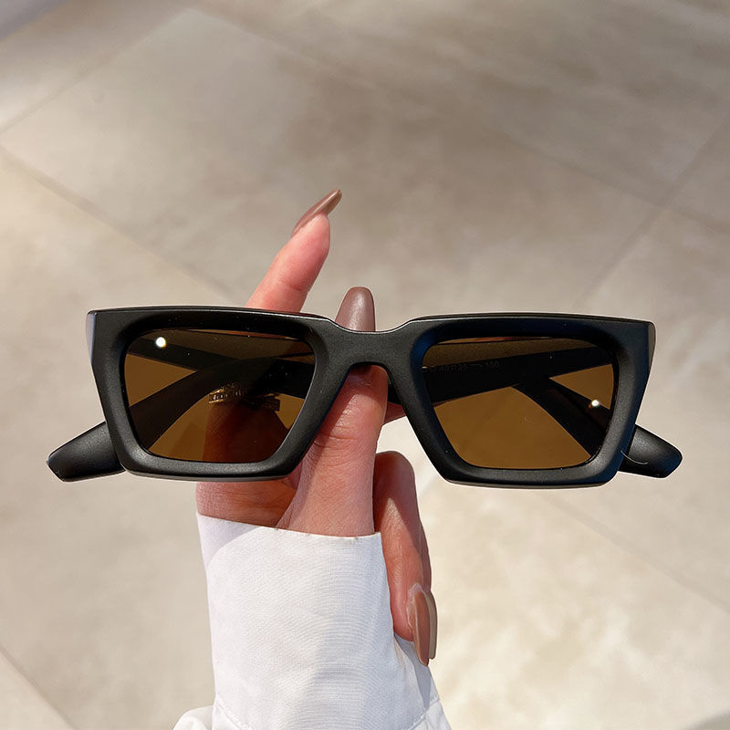 Simple Small Frame Square Sunglasses UV-proof Sunglasses