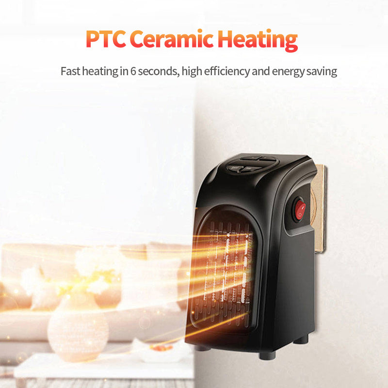 Chauffage d'appoint électrique, mini radiateur mural en céramique pour maison, bureau et camping