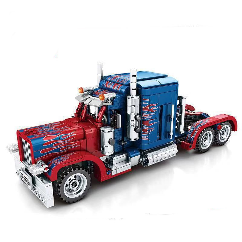 Technology Series Mechanical Truck Particle Assembly Building Blocks Boy Toy