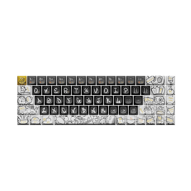 Mechanical Keyboard Original Theme Thermal Sublimation Process Keycaps