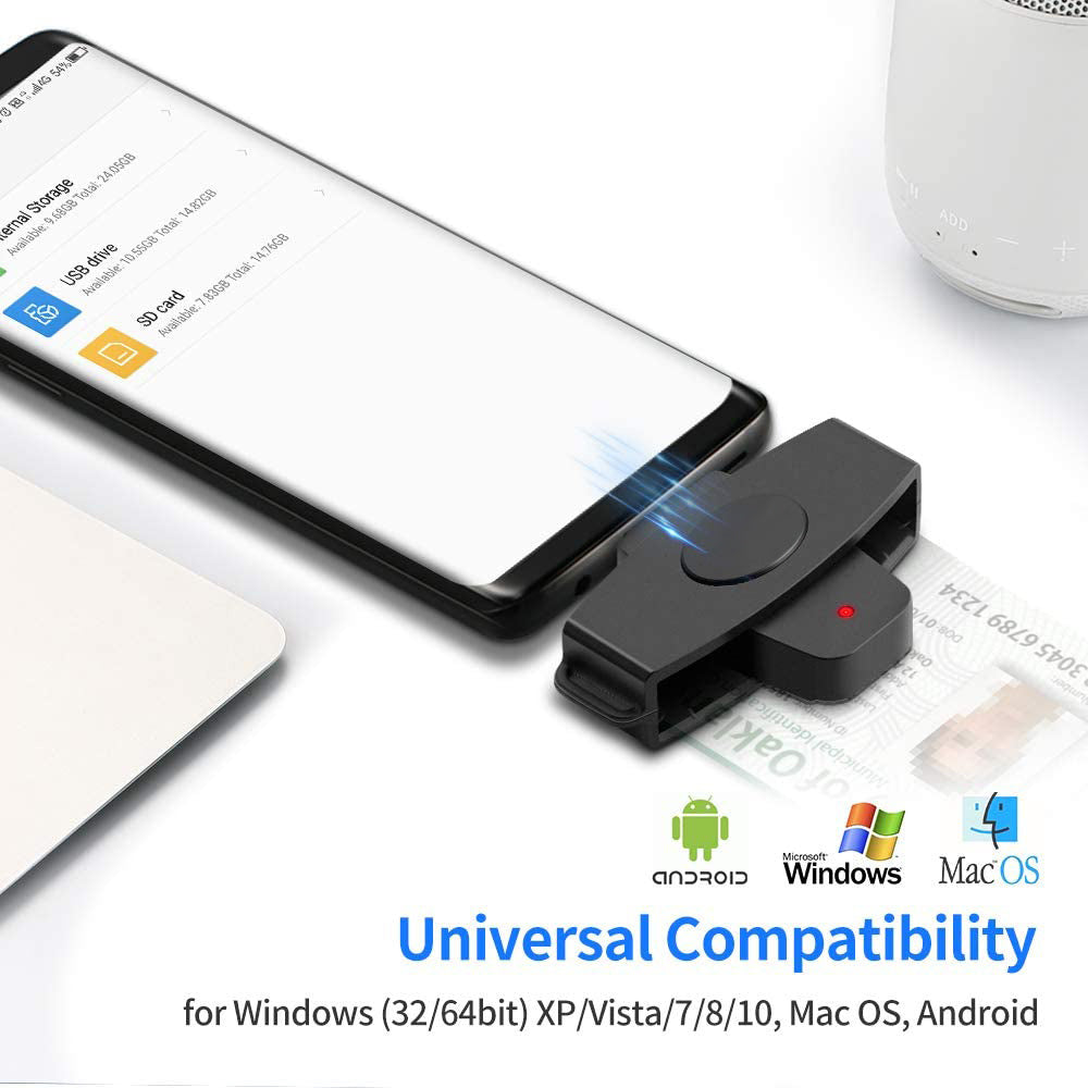 USB Type C Universal Smart Card Reader