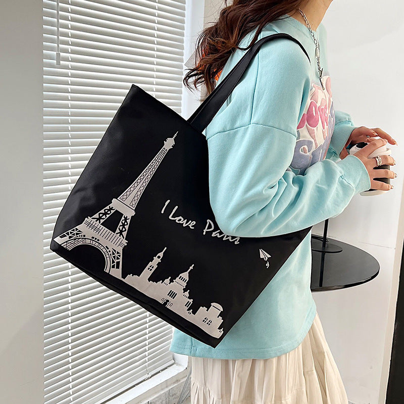 Fashion Canvas Large Capacity Women's Shoulder Bag