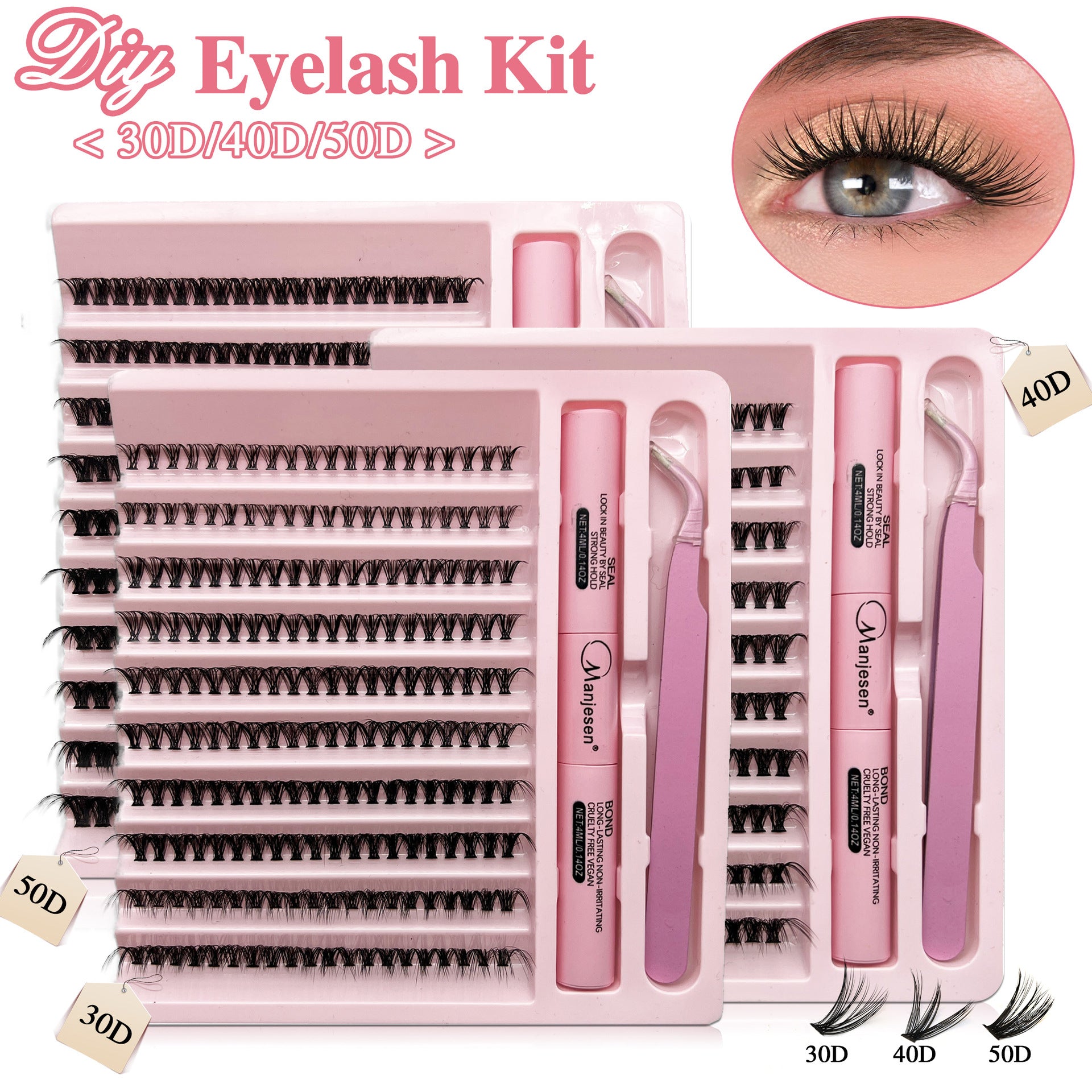 Large Capacity Eyelash Book Extension False Eyelashes Suit
