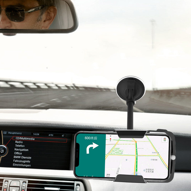 Car Windshield Long Rod Suction-cup Car Dashboard Stable Multi-function Mobile Phone Navigation Bracket