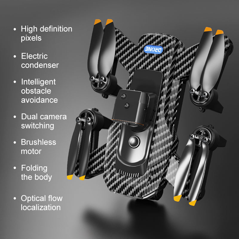 P17 Drone Retour Automatique Évitement d'Obstacles sans Balais Télécommande Photographie Aérienne Haute Définition Quadricoptère à Flux Optique