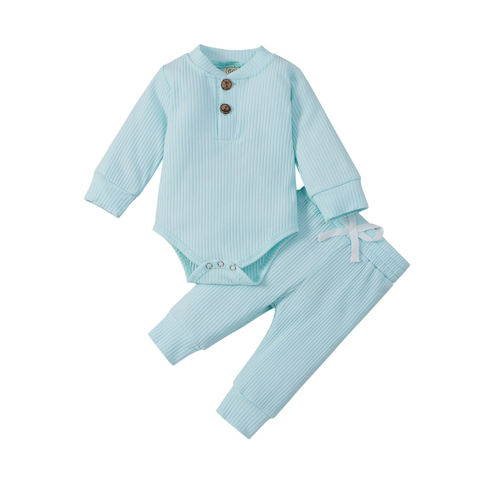 Infant Cotton Long-sleeved Jumpsuit Trousers Suit