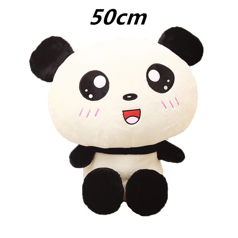Peluche Kawaii Panda Grosse Tête 70cm Jouets en Peluche Doux Oreiller Animal Mignon Ours Cadeau pour Enfants Filles Bébé Cadeau d'Anniversaire